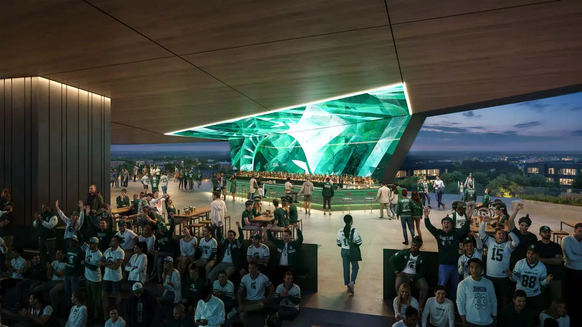 Rendering of spartan stadium