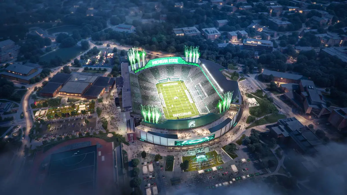 Rendering of spartan stadium