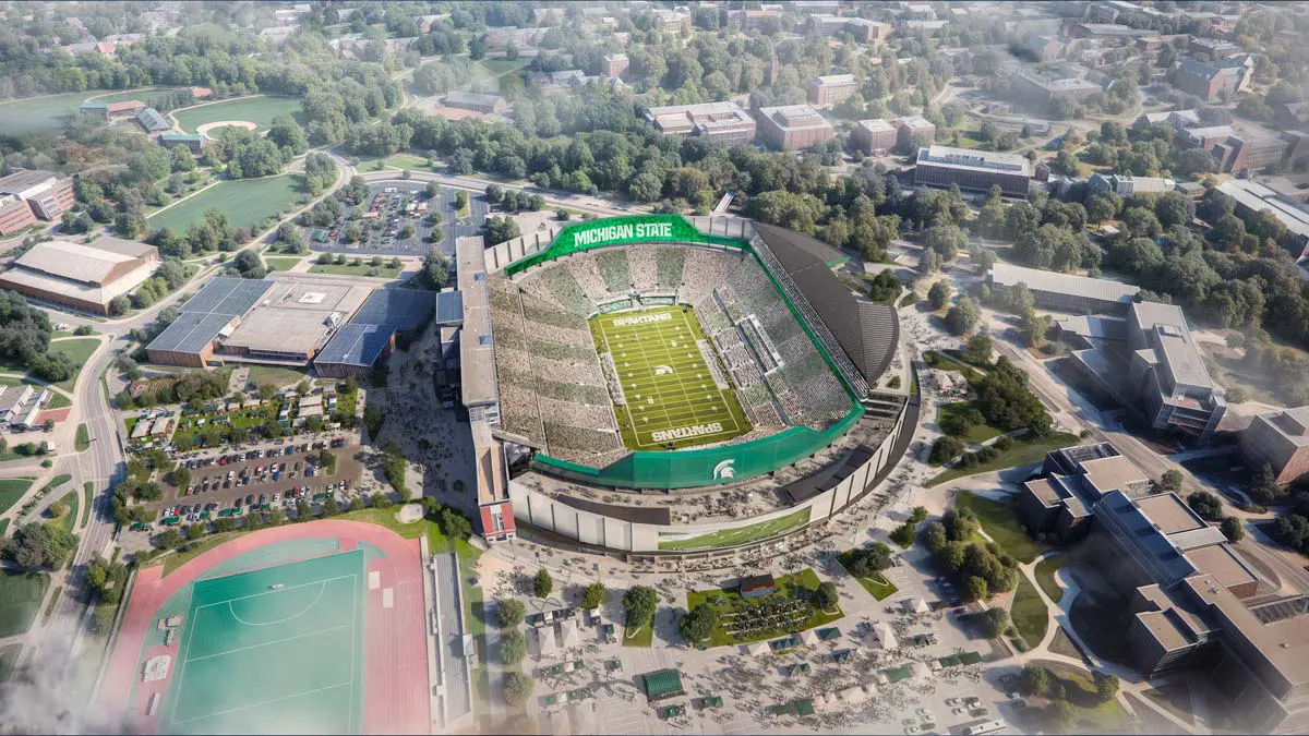 Rendering of spartan stadium