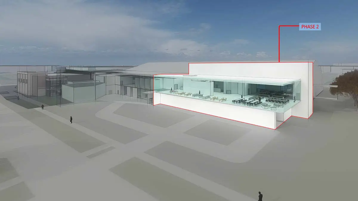 Rendering of building